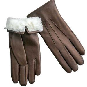 Gants de mode en cuir véritable pour l'hiver, compatibles avec les écrans tactiles, imperméables, respirants, design personnalisé, élégants, pour hommes et femmes - Product Image 5