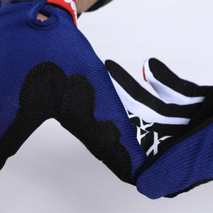 Gants de moto unisexes tendance au design optimal, protection des articulations, en cuir, doigts entiers, évacuation de l'humidité, séchage rapide - Product Image 6