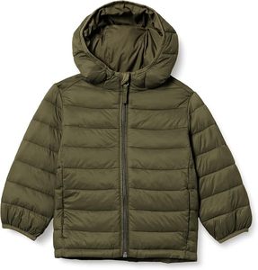 Chaqueta acolchada ligera color verde oliva para hombre, abrigo con cremallera, chaqueta con cremallera para hombre, abrigo acolchado para hombre - Product Image 2