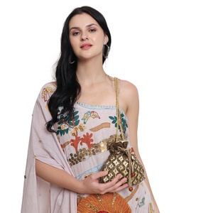 Nueva llegada diseñador hecho a mano con cuentas mujeres embragues monederos bolsos Potli bolsos bandolera moda personalizada al por mayor - Product Image 6