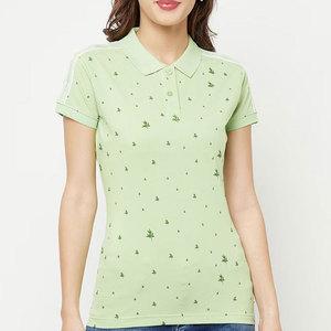 Chemises polo pour femmes, respirantes, à séchage rapide, à manches courtes, coupe ajustée, pour le sport, l'entraînement, la course à pied, la remise en forme - Product Image 1