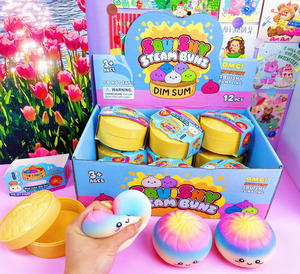Cheerful Dumpling Bun Vent Squeeze Toy Extra Soft Slow Rising Tactile Plaything Soothing Sensory Gift for Everyone - Product Image 5