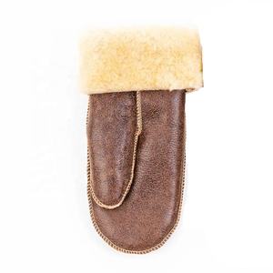 Outdoor Fashion Women <b>Touchscreen</b> Suede Leather Full-Finger Fur Sheepskin Winter Breathable Leather <b>Gloves</b> From Pakistan - Product Image 5