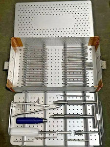 Kit de retrait d'implants orthopédiques certifié CE ASLING INTERNATIONAL – 54 instruments chirurgicaux pour extraire les vis cassées et les implants endommagés - Product Image 2