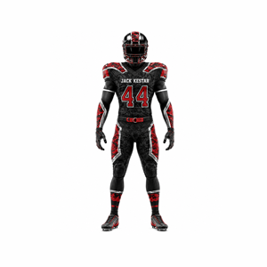 Maillot et pantalon de football américain personnalisés – Tenue de sport haut de gamme pour les championnats, entièrement personnalisable pour les équipes et les clubs - Product Image 1
