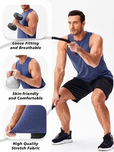 Custom Mens Tank Top Sleeveless Gym Vest Premium Cotton Muscle Shirt Breathable Athletic <b>Singlet</b> Casual Fitness Workout - Product Image 6