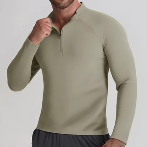 Custom <b>Men's</b> <b>Compression</b> Gym <b>Shirt</b> Manufacturer Fitness Workout Apparel Cotton Polyester Spandex DTF Printing Embroidery Bulk - Product Image 3