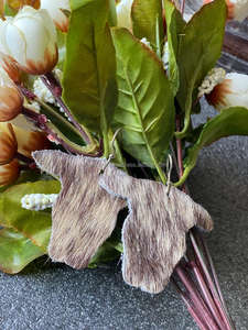 Western Stylish Handmade Cowhide Fur Leather <b>Earrings</b> Genuine Hair on Hide Cute <b>Earrings</b> - Product Image 2