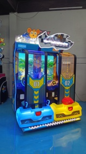 Machine d'arcade de course automobile Cat and Mouse Twin, commerciale, à monnayeur, 2 joueurs, simulateur de conduite de dessin animé, jeu vidéo - Product Image 5