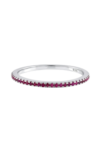 Anillo de Zafiro Azul en Plata de Ley 92.5 KLSR-11749 - Product Image 3