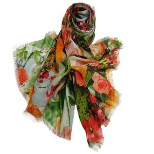 Meilleure couleur écharpe Pashmina d'hiver pour femmes design imprimé personnalisable laine cachemire avec élément de gland populaire pour les musulmans - Product Image 1