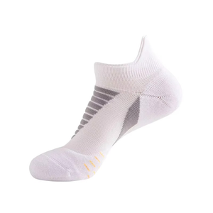 Chaussettes de sport pour femmes, yoga, pilates, avec revers personnalisé, respirantes, antibactériennes, en coton, couleur unie, usage quotidien, tailles et couleurs personnalisables - Product Image 5