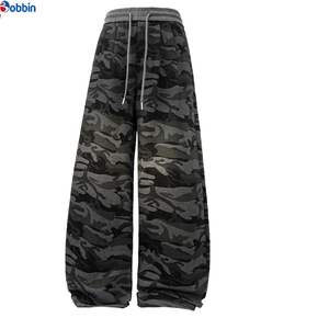 Top Trending Men's <b>Winter</b> Sport Pants Customized Men's Camo Sports Pants 100% Polyester Breathable Loose Wide Leg Mid Waist - Product Image 1