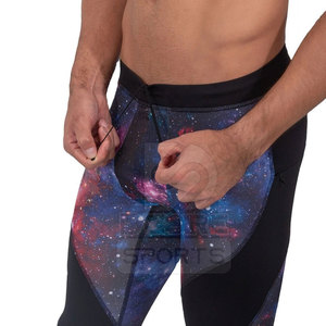 Leggings pour hommes de haute qualité, taille élastique, séchage rapide, compression, vêtements de sport, course à pied, fitness, logo personnalisé, vente en gros, faible MOQ - Product Image 6