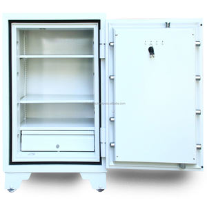 Best Seller WELKO <b>Home</b> <b>Safes</b> Combination & Key Lock Stainless Steel <b>Fireproof</b> White Vietnam Wholesale Suppliers - Product Image 2