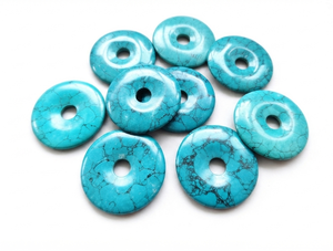 Donuts en Cristal Naturel : Turquoise, Howlite, Agate – Pierres Précieuses de Guérison et de Reiki - Product Image 6