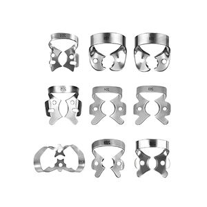 Ergonomic Manual Stainless Steel Dental Rubber Dam Clamps Set CE Certified Class I Endodontic by Dentavex - Product Image 1