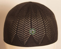 Suministro Directo de Fábrica, Disponible en Stock, Precio Económico, Gorro Kufi Musulmán MCH Islámico Religioso de Algodón Tejido Elástico Ajustable de Alta Calidad