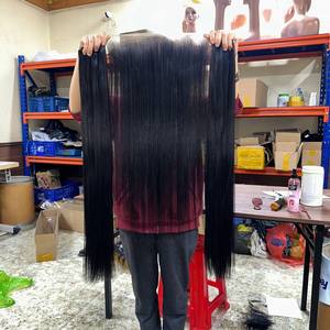 Lots de Cheveux Naturels Vietnamiens en Gros, Tissages Faits Main, Extensions de Cheveux Humains Bouclés, Lisses comme des Baguettes, Ondulés, Frontal Personnalisé de Haute Qualité - Product Image 2