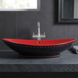 Lavabo de Cerámica Negro Mate Moderno, Lavabo Sobre Encimera de Tamaño Personalizado, Lavabo Tipo Vaso para Baño - Product Image 2