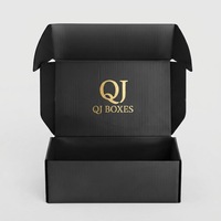 Boîte cadeau rigide en papier noir personnalisé, fabriquée avec des matériaux recyclés écologiques, fermeture magnétique, éponge, laminage mat, gaufrage