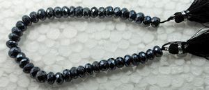 ลูกปัดพลอยสปิเนลสีดำธรรมชาติทรงกลมเคลือบผิวแบบเหลี่ยมเพชรพลอย สำหรับทำเครื่องประดับ ขายส่ง - Product Image 5