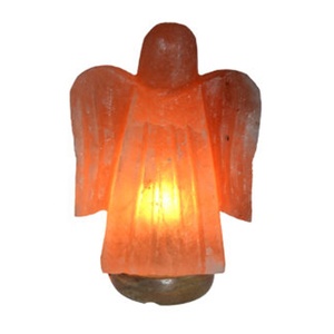 Lampe de sel d'Himalaya naturelle sculptée à la main de haute qualité Impex Pakistan, artisanat décoratif pour la maison, idéale pour la fête des mères - Product Image 5