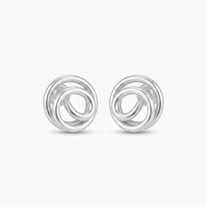 DIVYORO COILED <b>SILVER</b> EARRING - Product Image 1