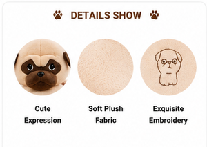 Almohada de Peluche para Perro, Cojín Suave con Forma de Perro, Decoración para Sofá y Cama, Regalo para Niños, Venta al por Mayor OEM, Cojín de Peluche, Animal de Peluche - Product Image 3