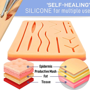 Kit complet d'entraînement à la suture sur mesure 2026 avec coussinet en silicone et instruments – Ensemble de formation médicale à prix de gros - Product Image 2