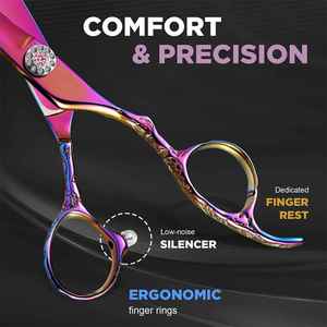 <b>Beard</b> Scissors Stainless Steel Facial Hair Clipping Eyebrow Nose Hair Hairdressing <b>Beard</b> Scissors With Custom Logo And Colour - Product Image 5