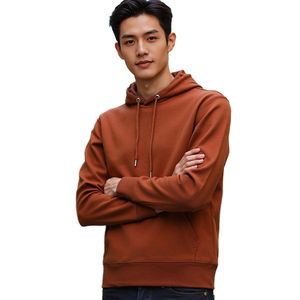 Sudadera con Capucha Unisex, 100% Algodón, con Cierre, Transpirable, de Secado Rápido, con Bolsillo, Tejida, Ecológica, Talla XL, para Otoño - Product Image 1