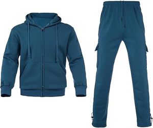 Men's Tracksuit 2 Piece Sweatsuit <b>Set</b> Pullover Athletic Hoodies Jogging Suits <b>Set</b> With Pockets - Product Image 4