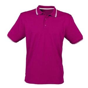 100% polos personnalisés pour hommes en coton biologique avec logo brodé T-shirt doux d'été Vêtements décontractés respirants de haute qualité - Product Image 6