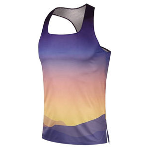 Women's Sporty Crew <b>Neck</b> Tank <b>Top</b> Spandex Material Breathable Durable Knitted Fabric Regular Length Solid Pattern <b>Tie</b>-Dye - Product Image 3