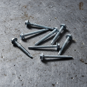 Weather-Resistant Hot-Dip Galvanized Self-Drilling <b>Screws</b> - Hex Washer Head 40mm-120mm Fasteners - Product Image 1