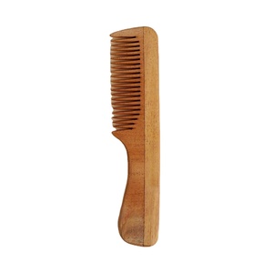 Peigne en bois durable avec logo personnalisé pour salons de coiffure Peigne en bois personnalisé pour la croissance des cheveux Peigne en bois de luxe - Product Image 1