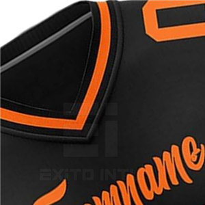 High Quality Anti-UV Polyester <b>Men's</b> Short Sleeve Sports Jersey Custom Team Name Number Moisture Wicking Breathable - Product Image 5