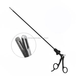 Pinza laparoscópica fenestrada de 5 mm para intestinos, 330 mm, atraumática, de acero inoxidable, reutilizable - Product Image 1