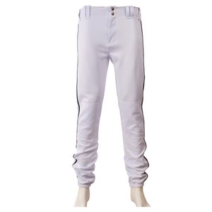 Pantalones de Béisbol Blancos Personalizados al por Mayor para Hombre – Franja Lateral Roja y Uniforme Profesional de Equipo - Product Image 4