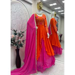 Vestido de Noche de Diseñador, Vestido de Fiesta Bordado con Lentejuelas y Trabajo de Codificación - Product Image 5