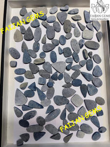 ขายส่งคุณภาพสูงพลอยธรรมชาติสีน้ำเงินปะการังสำหรับทำเครื่องประดับปะการังสีฟ้าธรรมชาติสำหรับทำเครื่องประดับอัญมณีหลวม - Product Image 3