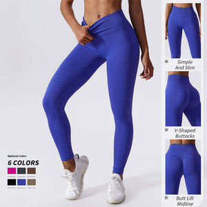 Leggings de course pour femmes, taille haute, légers, respirants, extensibles, couleur unie, grande taille, chauds, pour l'hiver - Product Image 5