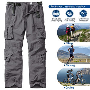Pantalon de randonnée pour homme, imperméable, élastique, multi-poches, pour la chasse et les activités de plein air - Product Image 3
