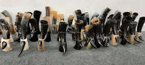 Cuerno Vikingo Natural para Beber Cerveza y Vino, Taza de Cuerno para Uso en Mesa de Hotel, Taza de Cuerno 100% Natural, Producto Hecho a Mano en Venta - Product Image 4