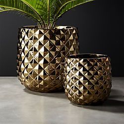 Vase en métal moderne et élégant avec glaçure transparente, fait main pour une décoration intérieure raffinée - Product Image 6