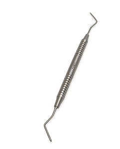 Spatule parodontale double face en acier inoxydable non magnétique avec manche creux et bords de coupe affûtés pour une utilisation efficace - Product Image 4