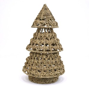 Artificial christmas <b>tree</b> <b>tabletop</b> centerpieces highest quality eco friendly seagrass <b>trees</b> - Product Image 1