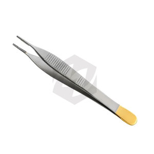 Pinzas Quirúrgicas Adson Premium de 4 3/4 Pulgadas, 7x7, Dientes de Acero Inoxidable, Agarre Superior, Instrumento Dental y Veterinario, Fuente de Alimentación Manual - Product Image 4