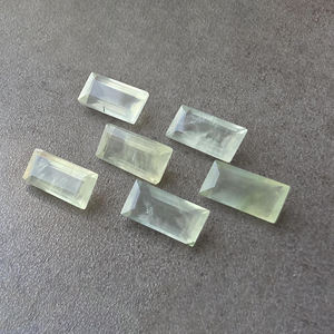 Prehnita Natural, Corte Facetado, Calibrada, Rectangular, Calidad AAA+, Piedra Preciosa Suelta, Certificada por Terceros, Todos los Tamaños - Product Image 5